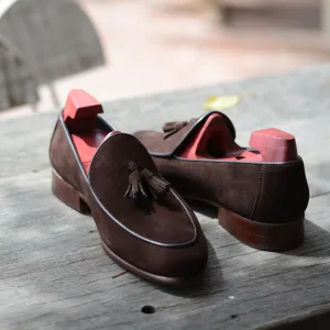 503-2 Belgian Loafers Suede Brown