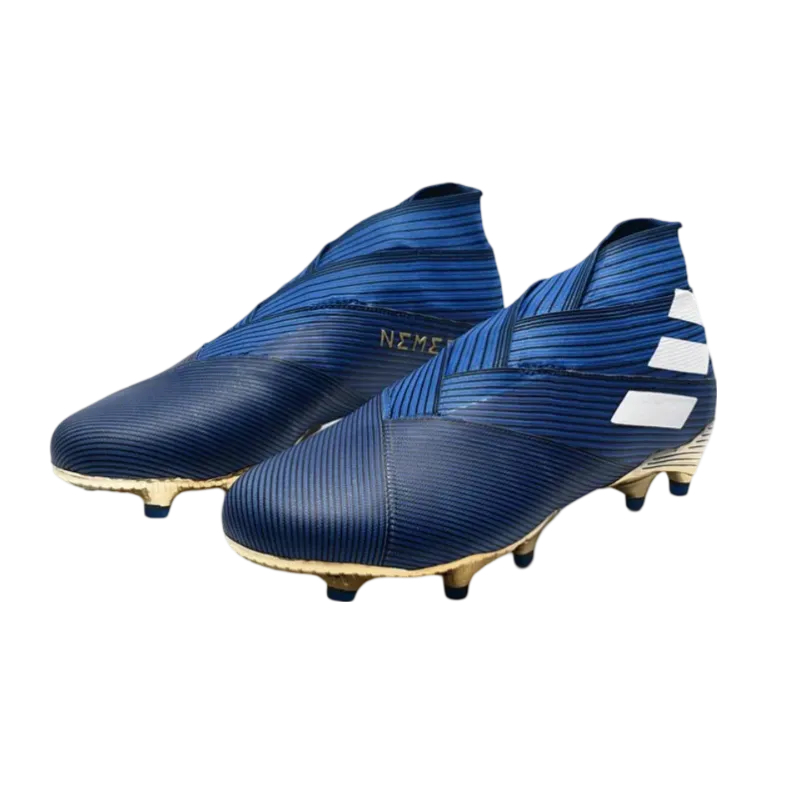 Adidas Nemeziz 19  FG Blue White Black - Goatkits Boots