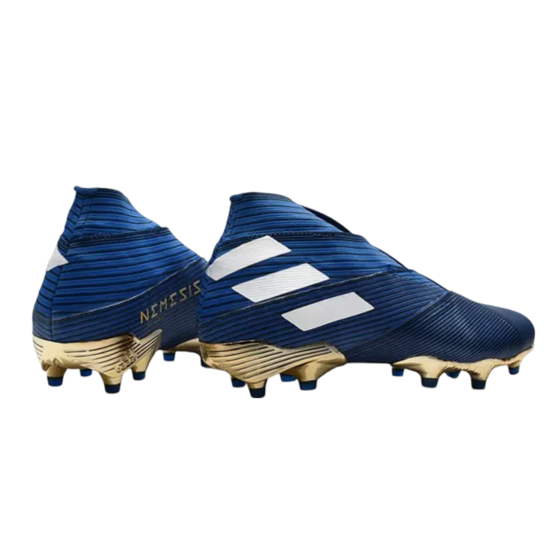 Adidas Nemeziz 19  FG Blue White Black - Goatkits Boots