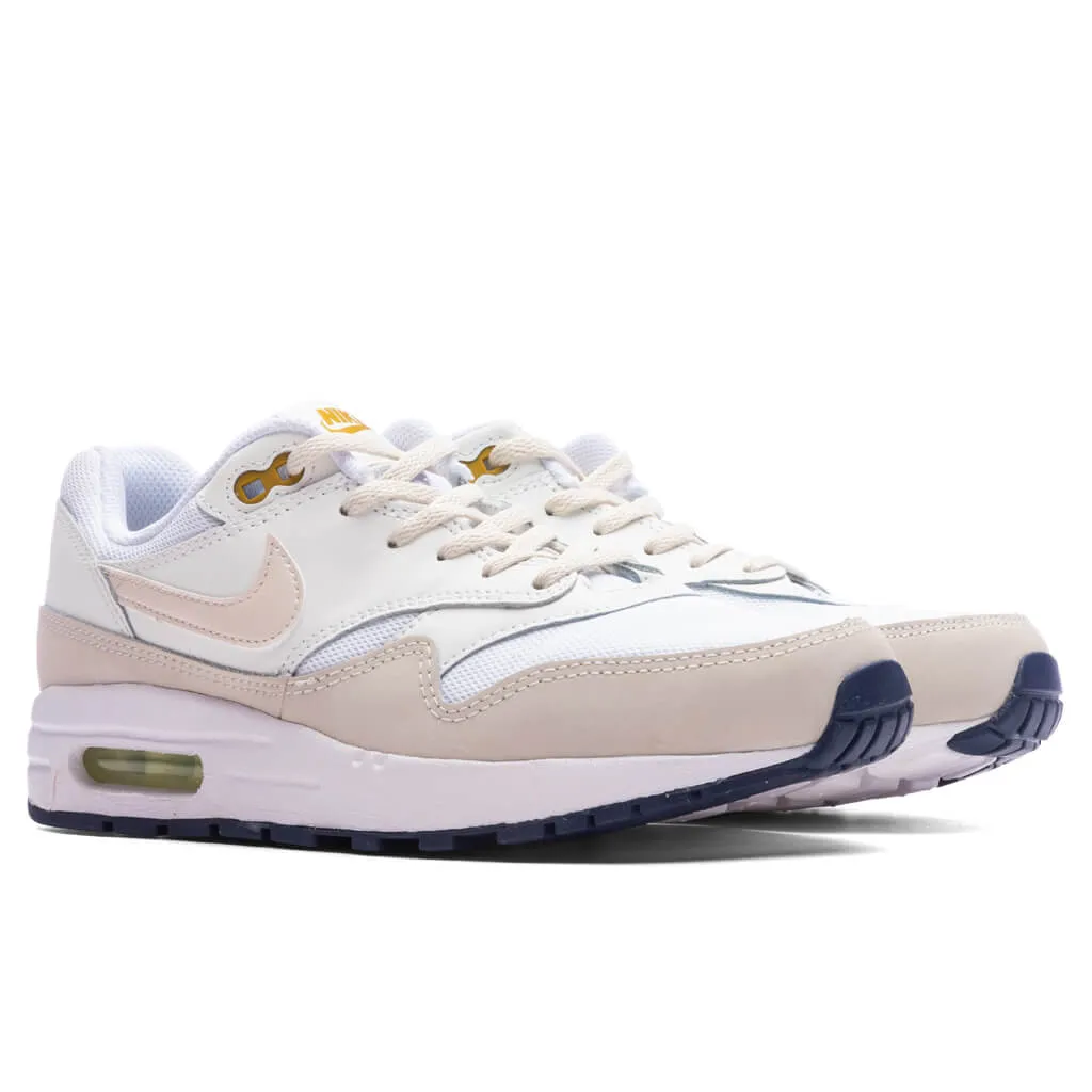 Air Max 1 (GS) - White/Light Orewood Brown/Bronzine