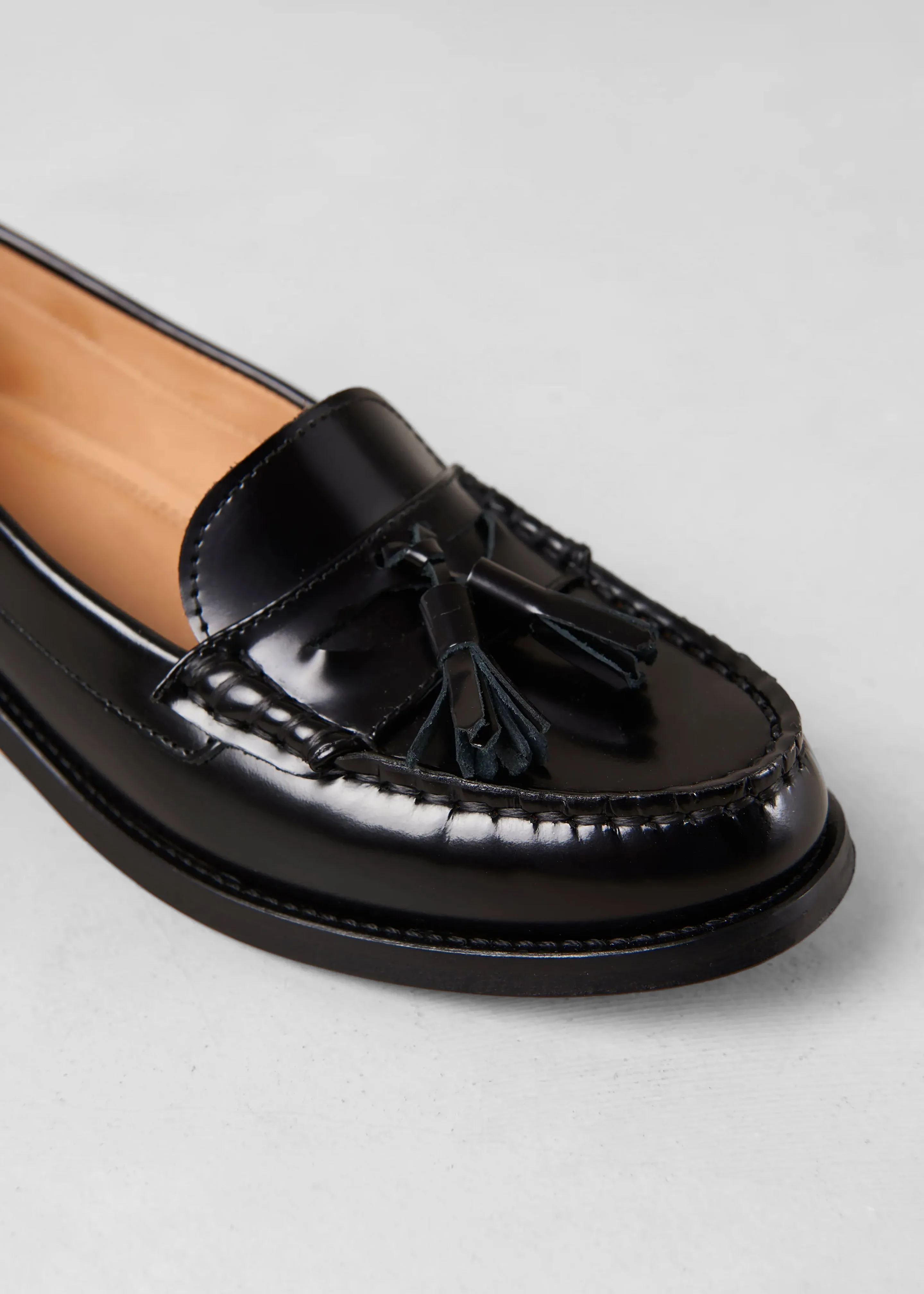 Alohas Terrane Leather Loafers - Black