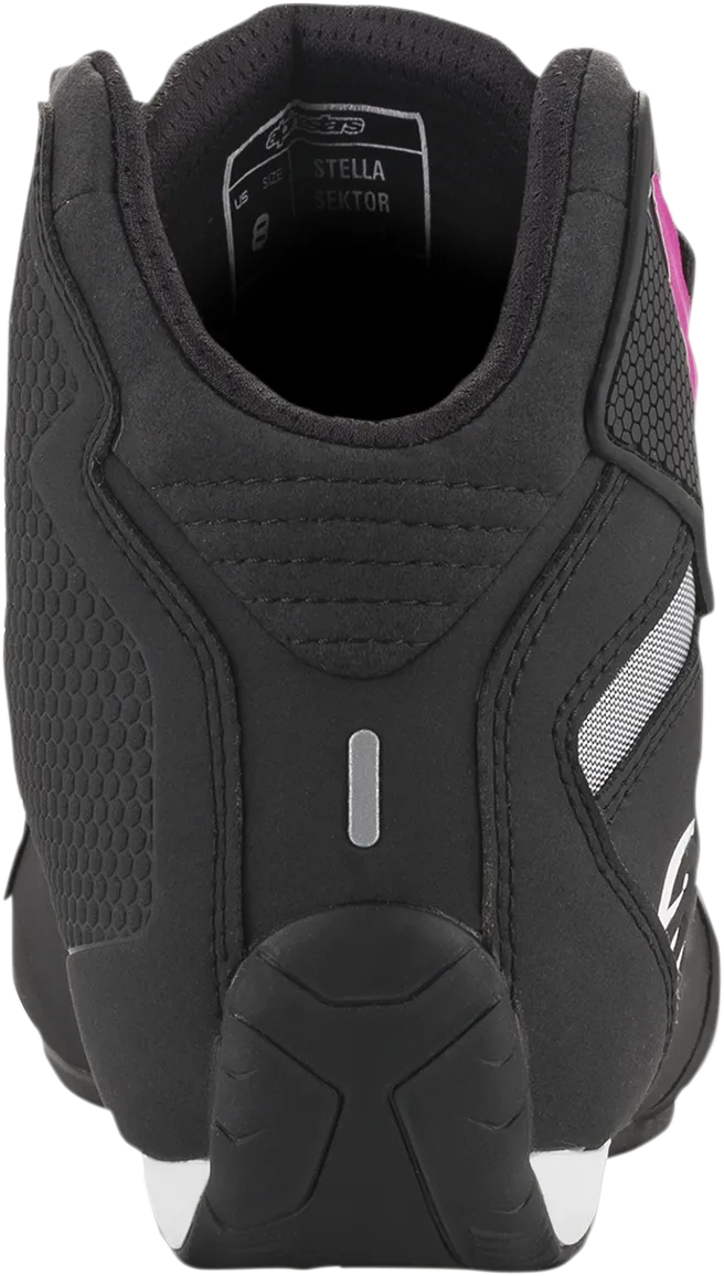 ALPINESTARS Women's Sektor Shoes - Black/Pink - US 6 251571910396