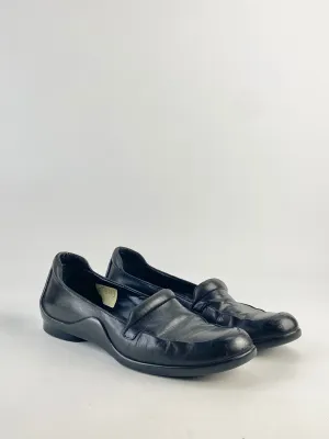 Bally Black Leather Loafers - EU36.5