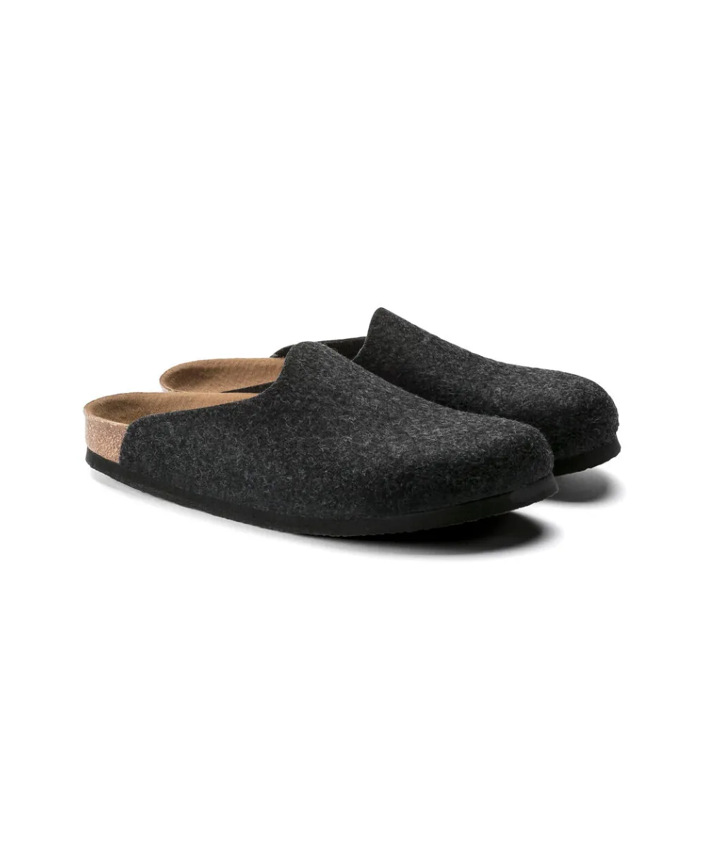 BIRKENSTOCK AMSTERDAM LOAFERS IN ANRHRACITE