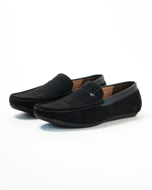 Black Suede Casual Loafer