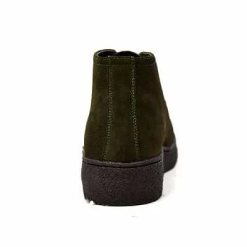 British Walkers Playboy Original Men's Olive Green Suede High Top