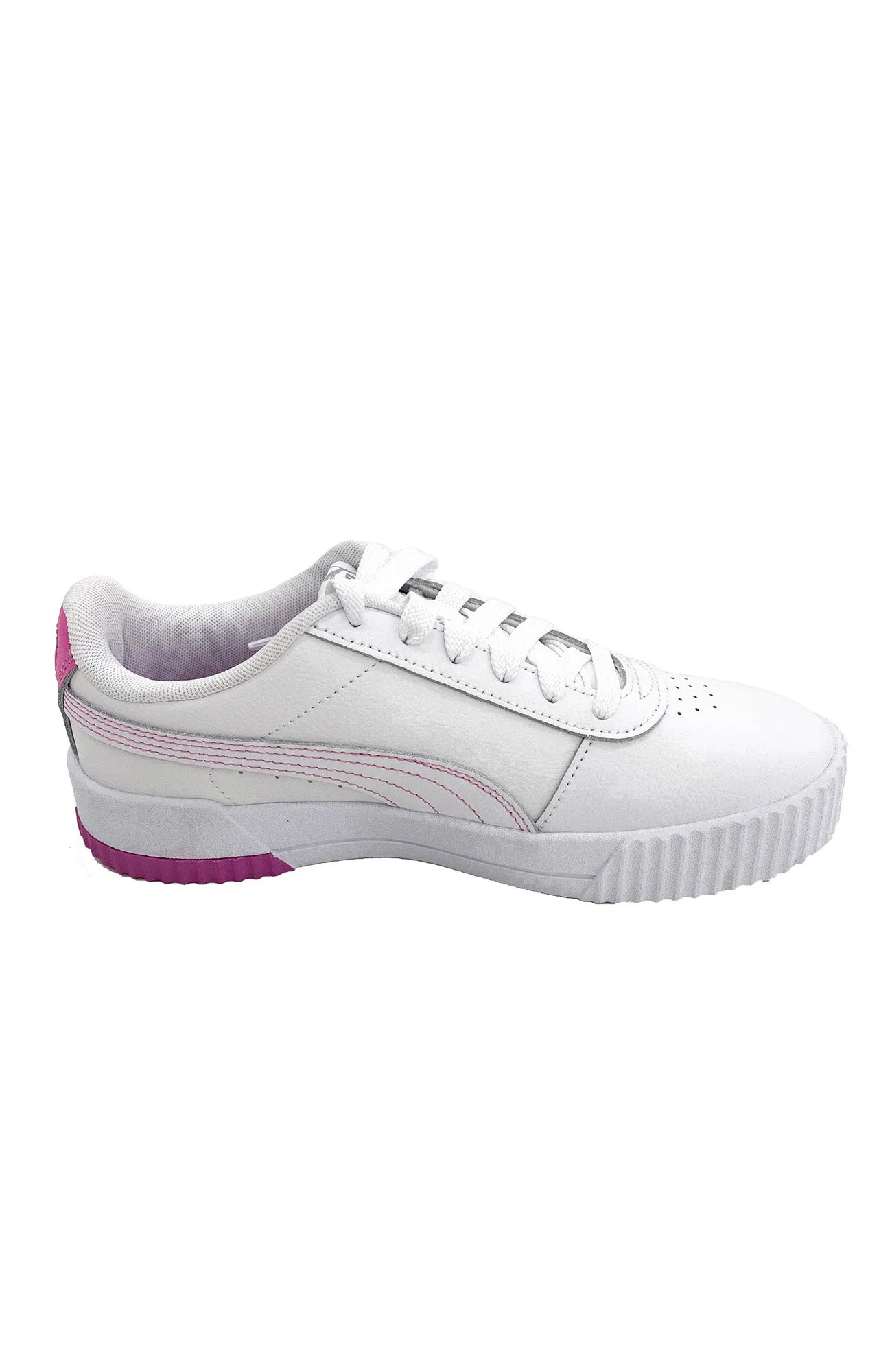 Carina Leather Sneaker Puma White Opera Mauve