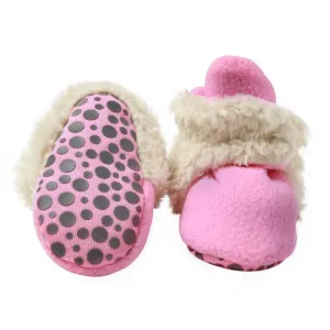 Cozy Fleece Furry Booties w/Grippers Zutano