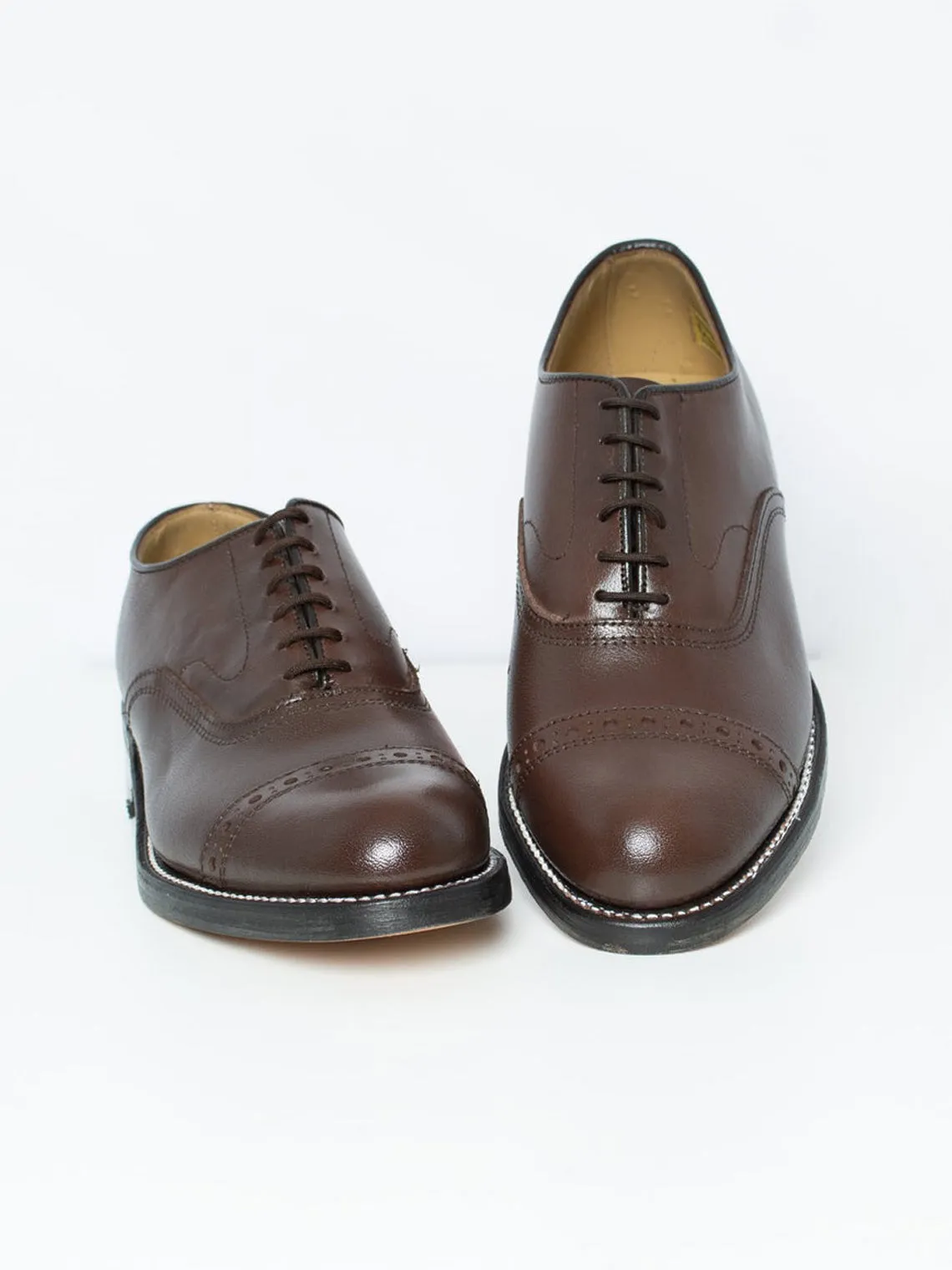 Crockett & Jones Leather Buffcalf Teak