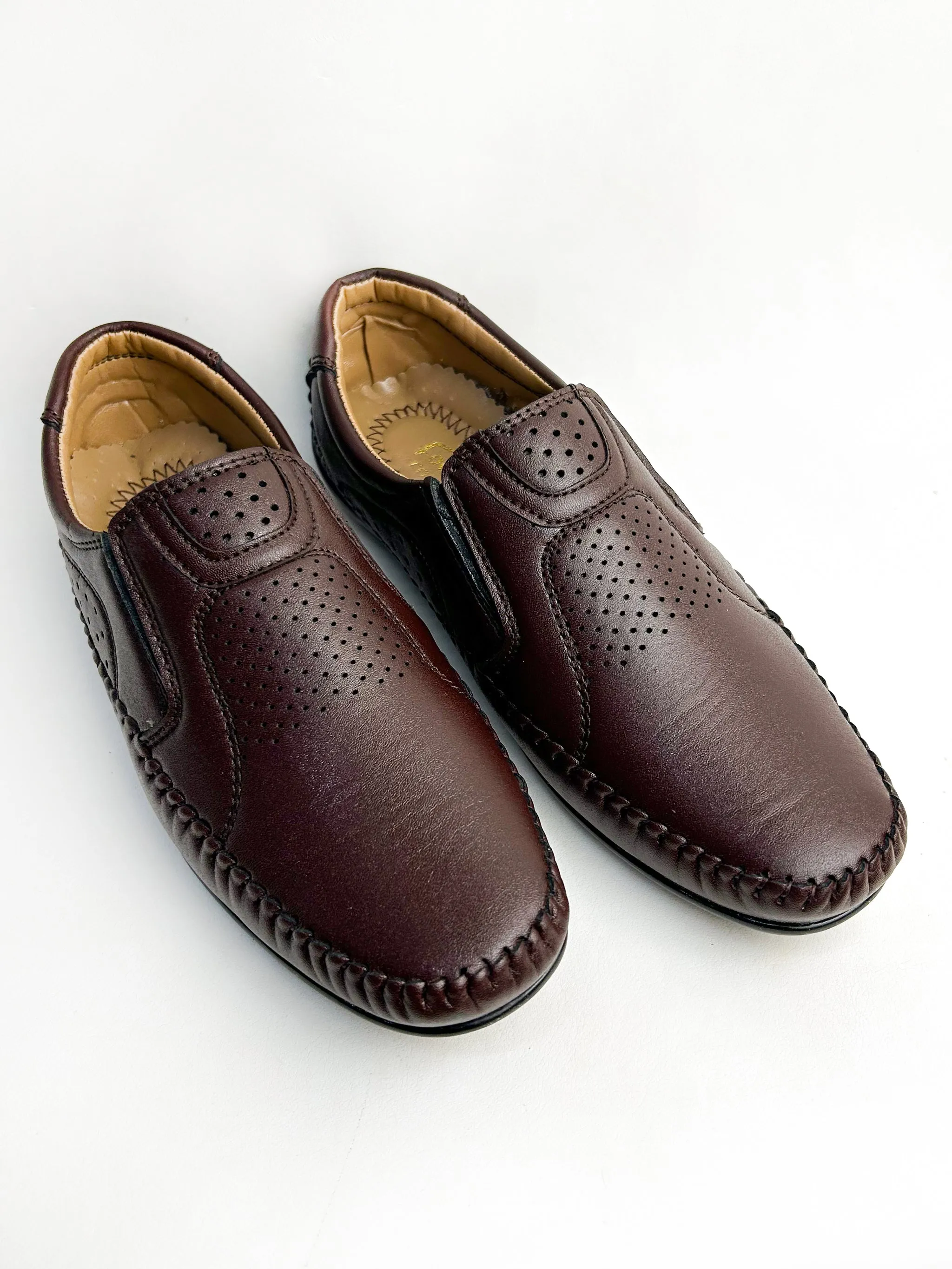 Dark Brown Formal Shoes For Men SC MS69