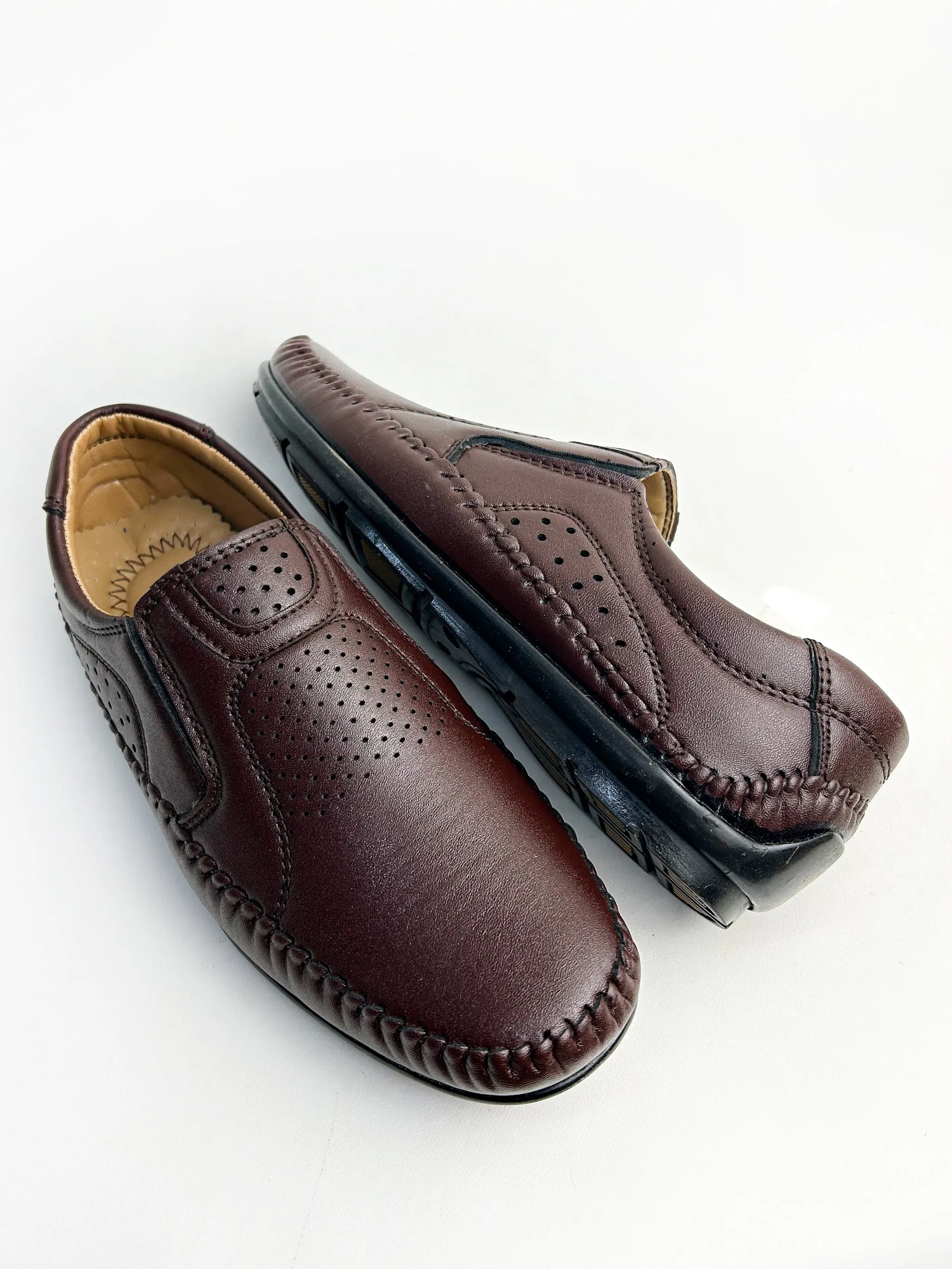 Dark Brown Formal Shoes For Men SC MS69