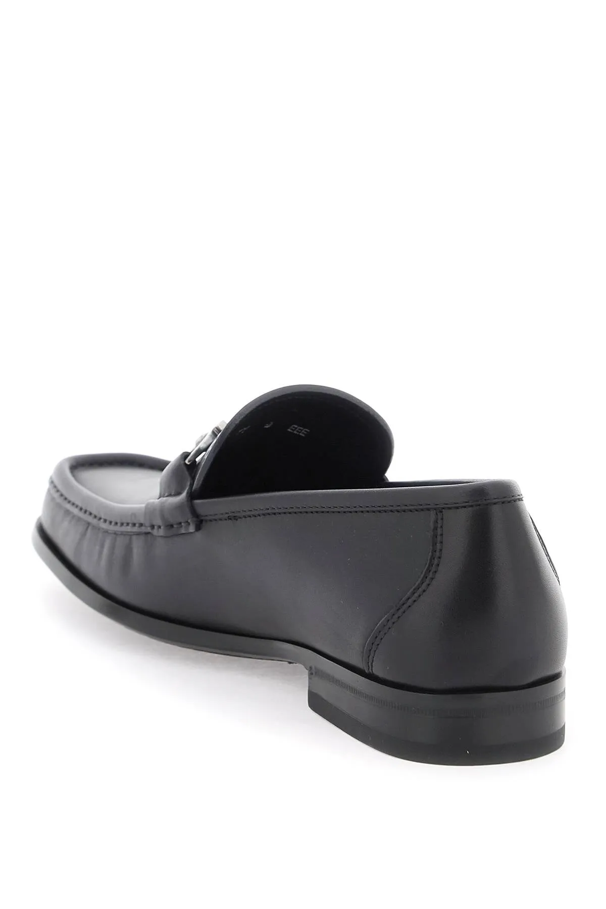 Ferragamo Smooth Leather Loafers With Gancini