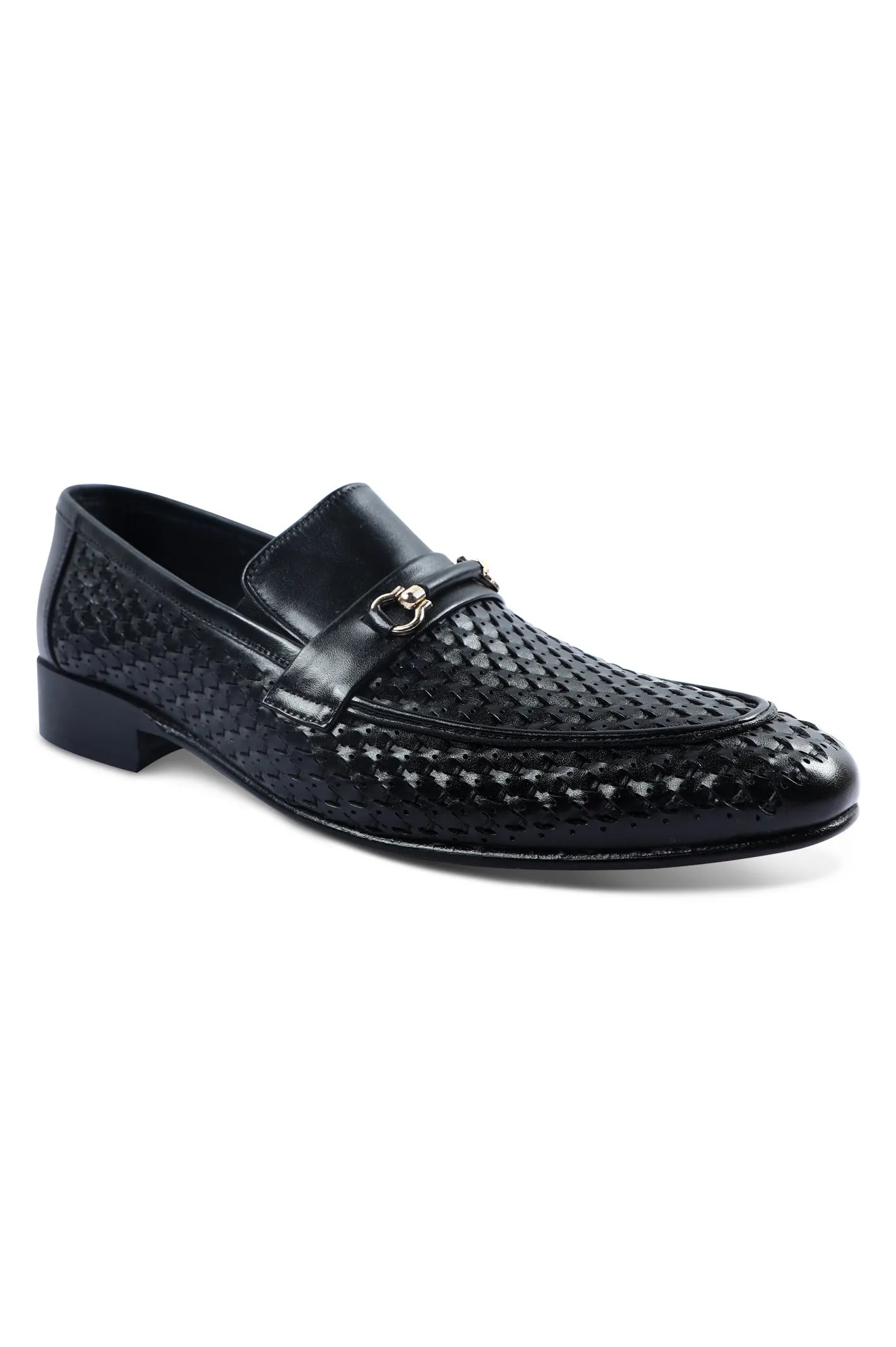 Formal Shoes For Men in Black SKU: SMF-0195-BLACK