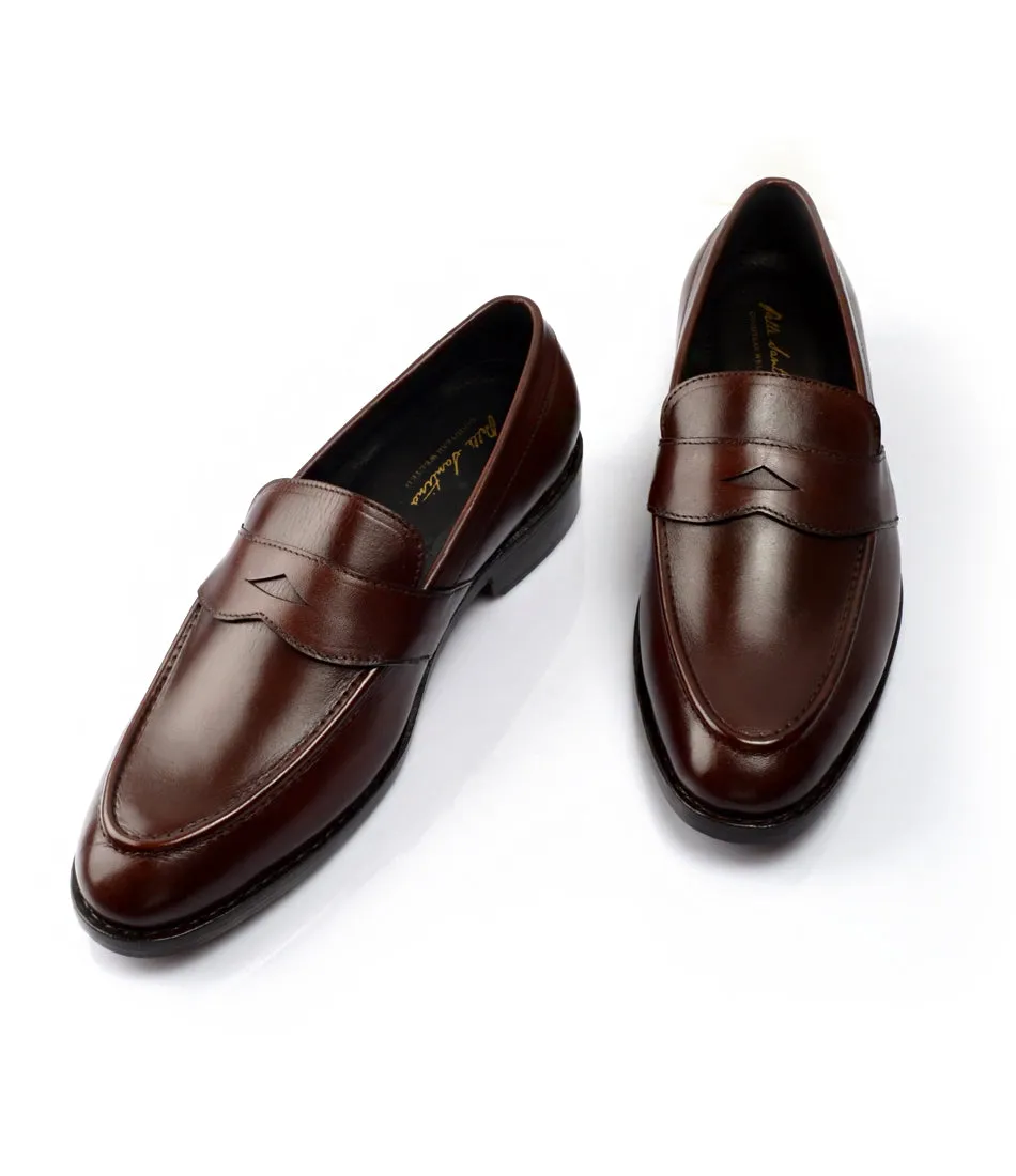 Goodyear Welted Penny Loafers - Brown