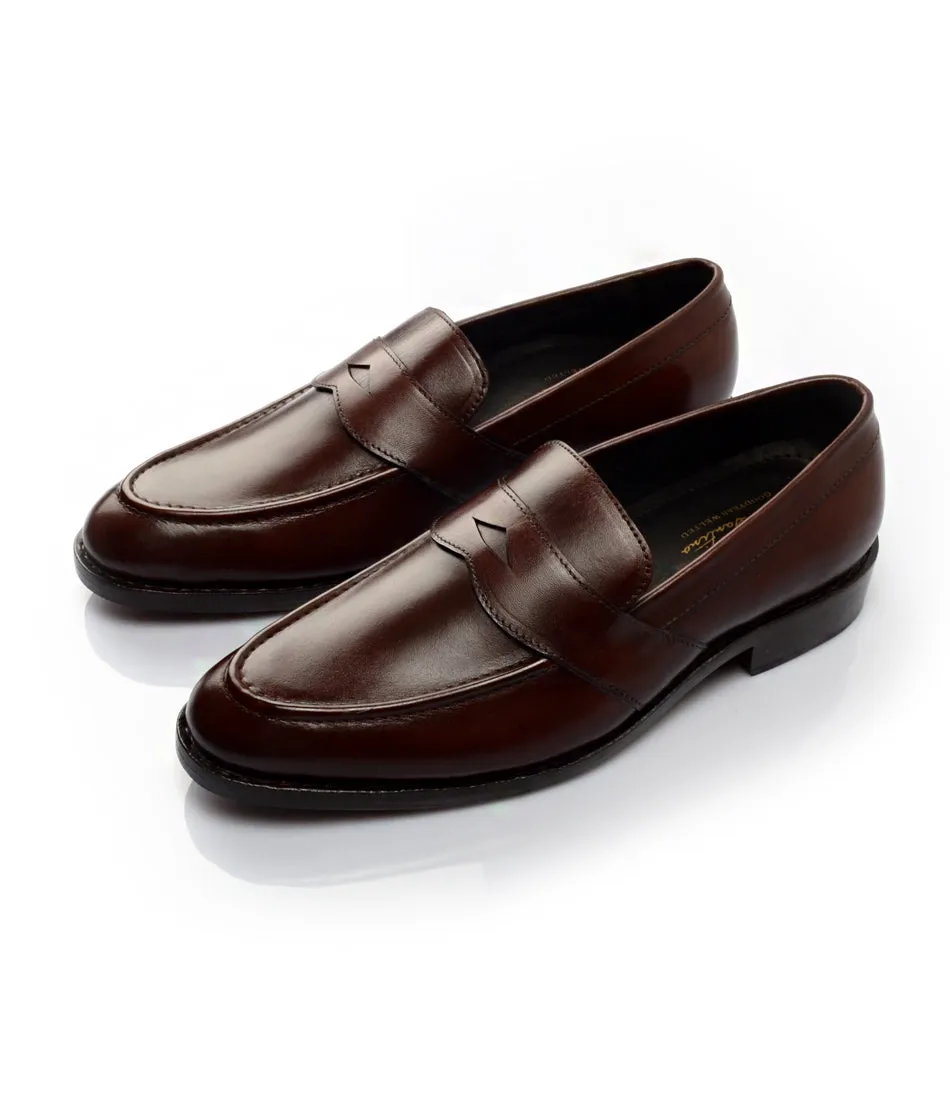 Goodyear Welted Penny Loafers - Brown