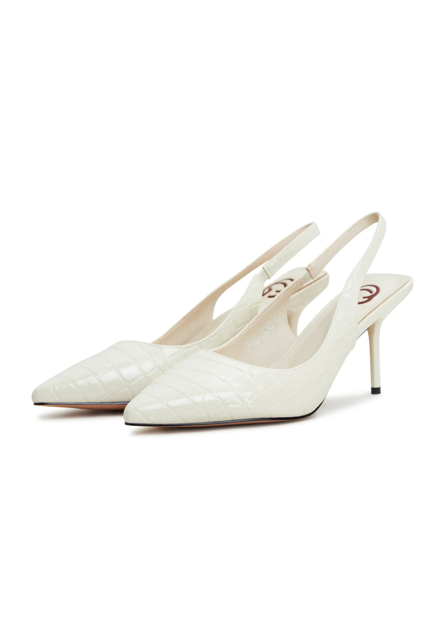 High Heeled Pumps Harper- White