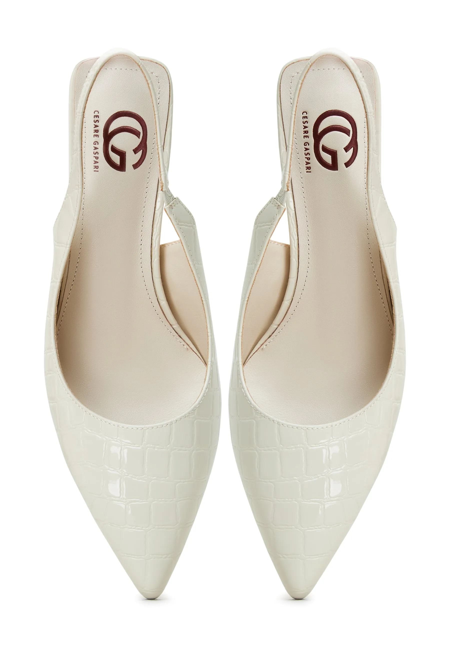 High Heeled Pumps Harper- White