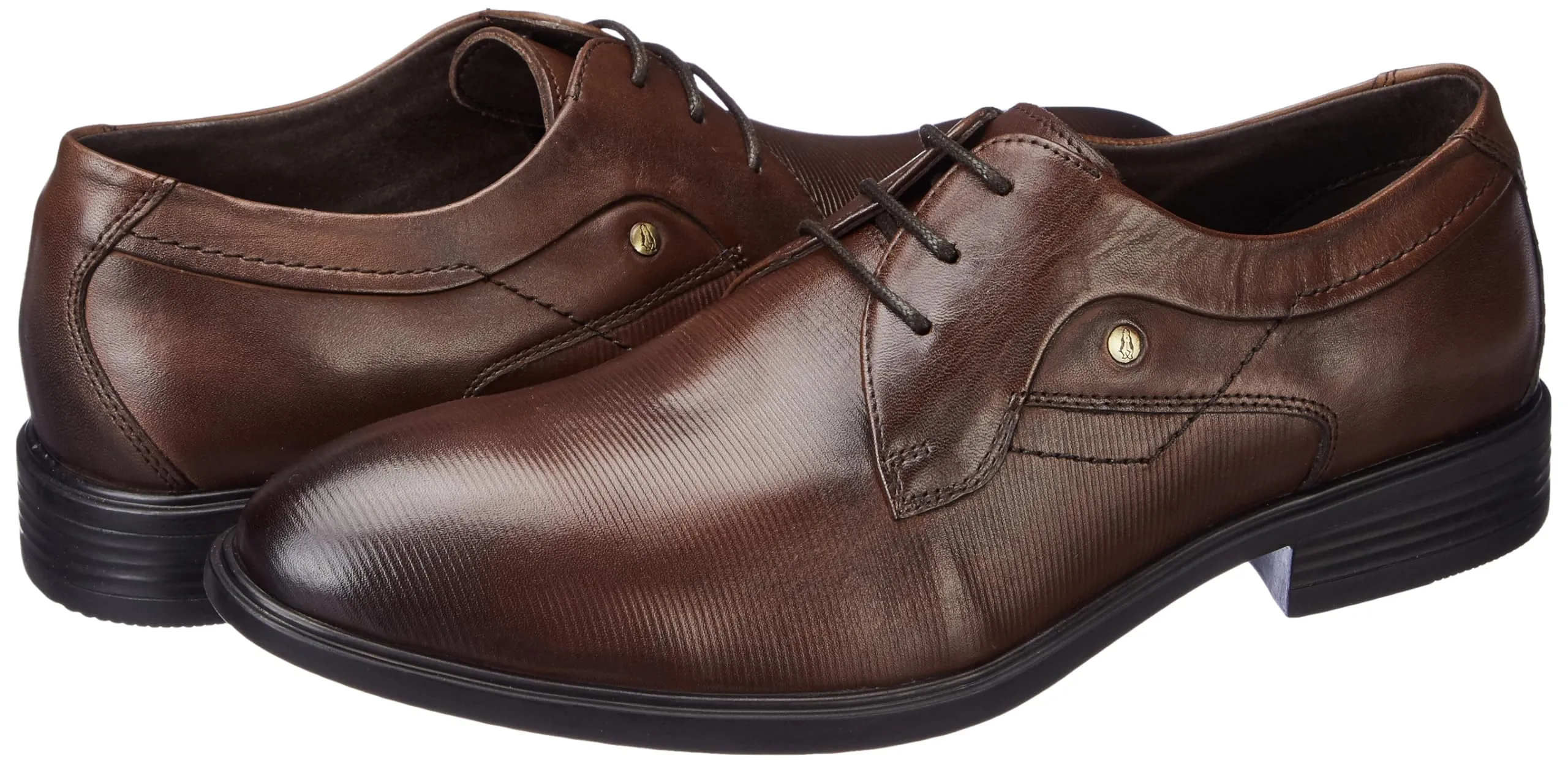 Hush Puppies Mens New ZAMPA Derby E Brown Derby UK 9 (8244070)