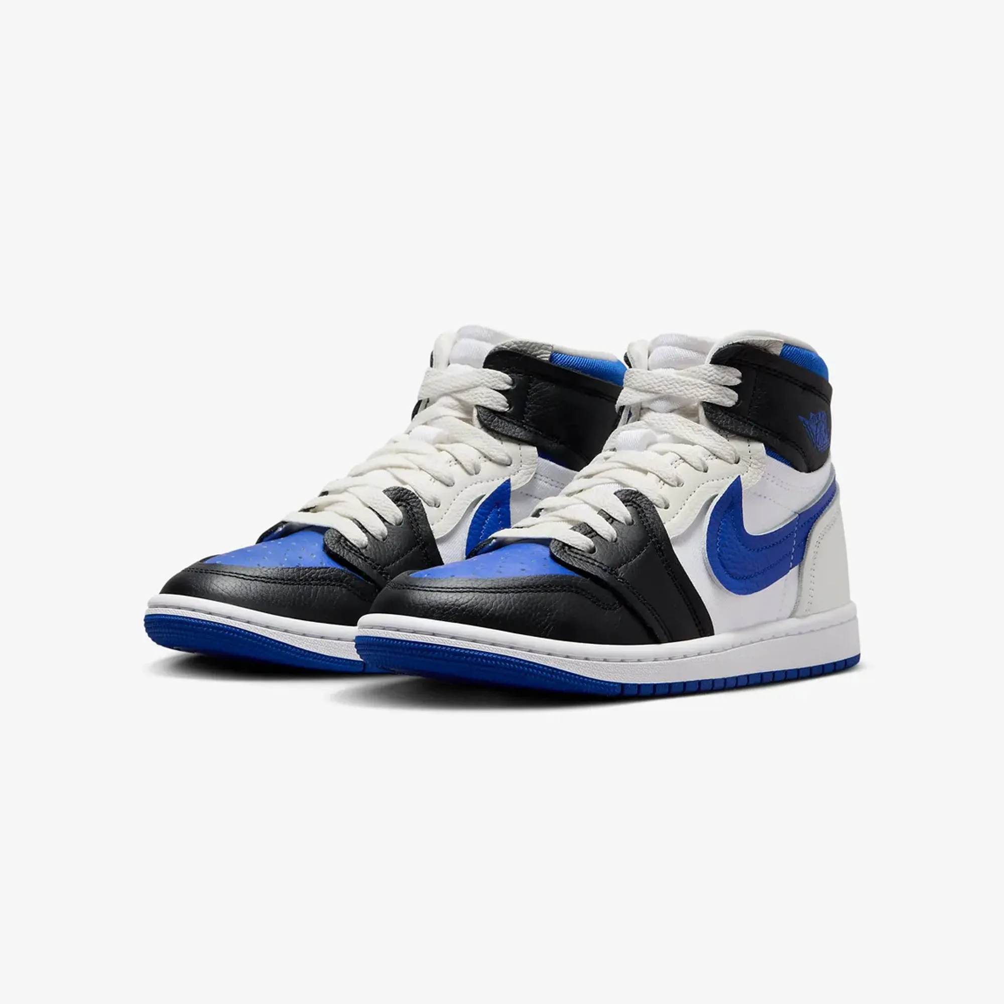 Jordan | WMN'S AIR JORDAN 1 HIGH MM  { BLACK/GAME ROYAL-WHITE-SAIL