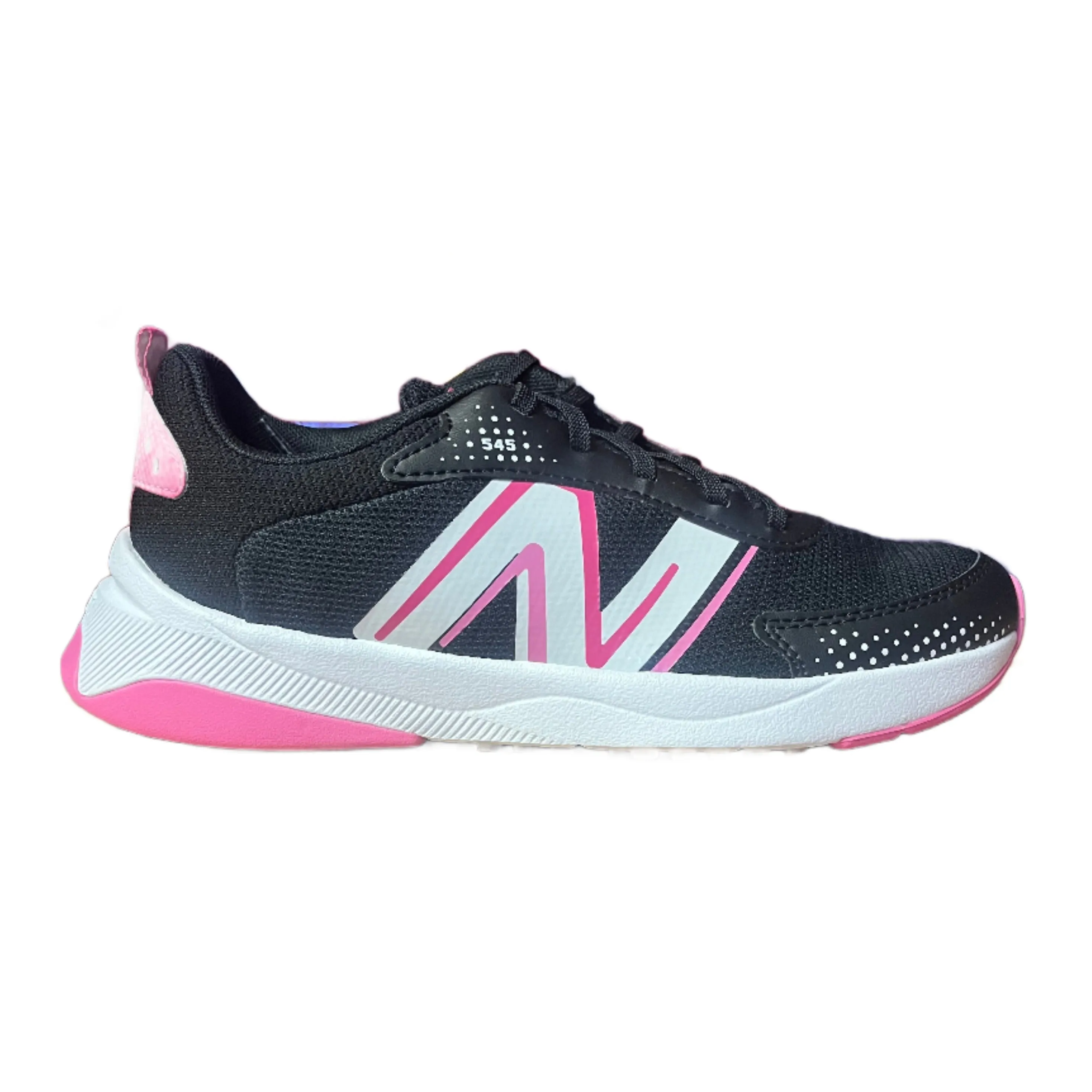 Kid's Dynasoft 545 Black/Carnival Pink (3.5Y-5Y)