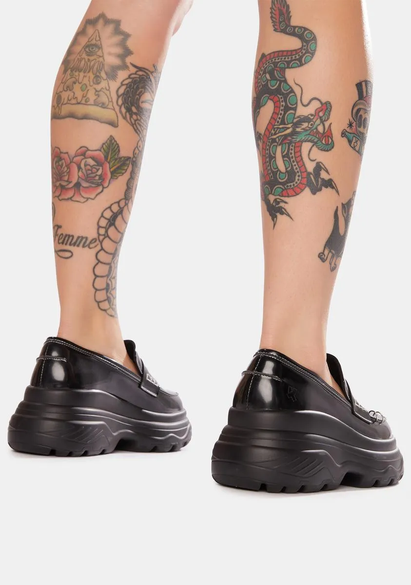 Lethe Pierced Platform Loafers