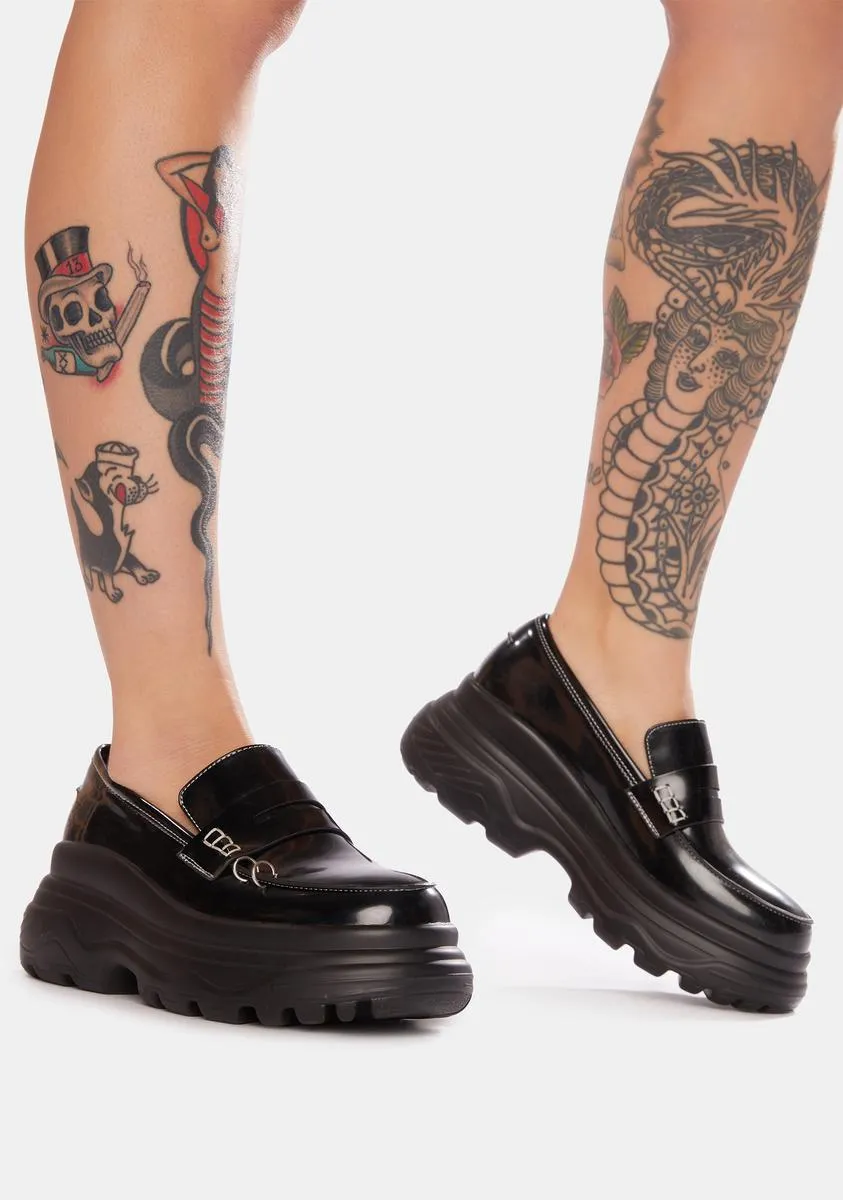 Lethe Pierced Platform Loafers