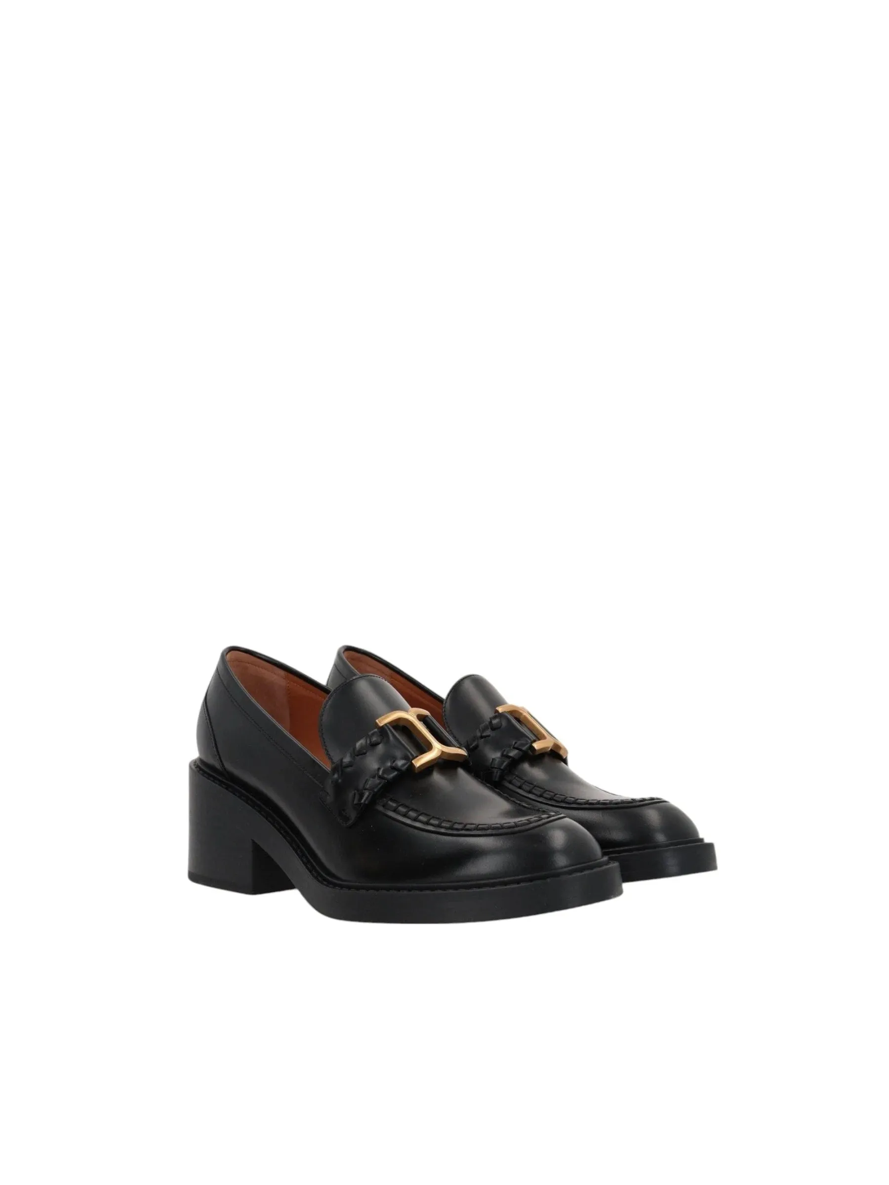 Marcie Brushed Leather Loafers