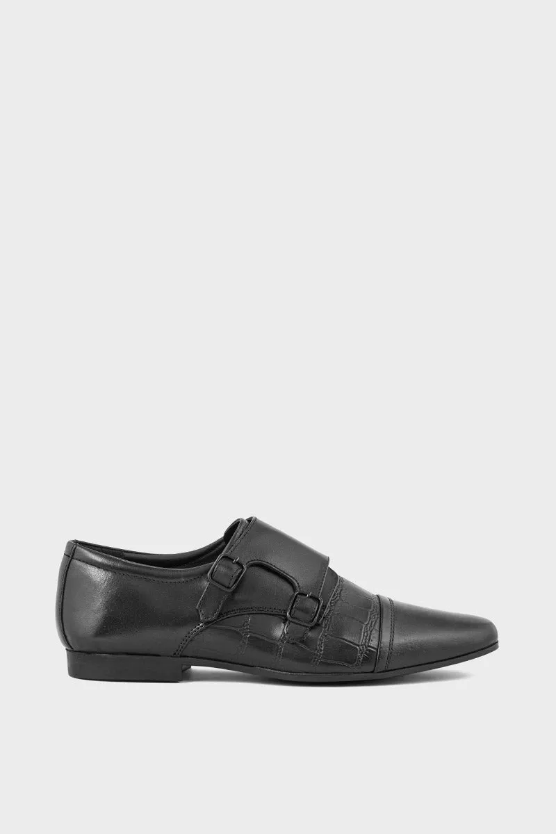 Men Formal Monk Strap MF8501-Black