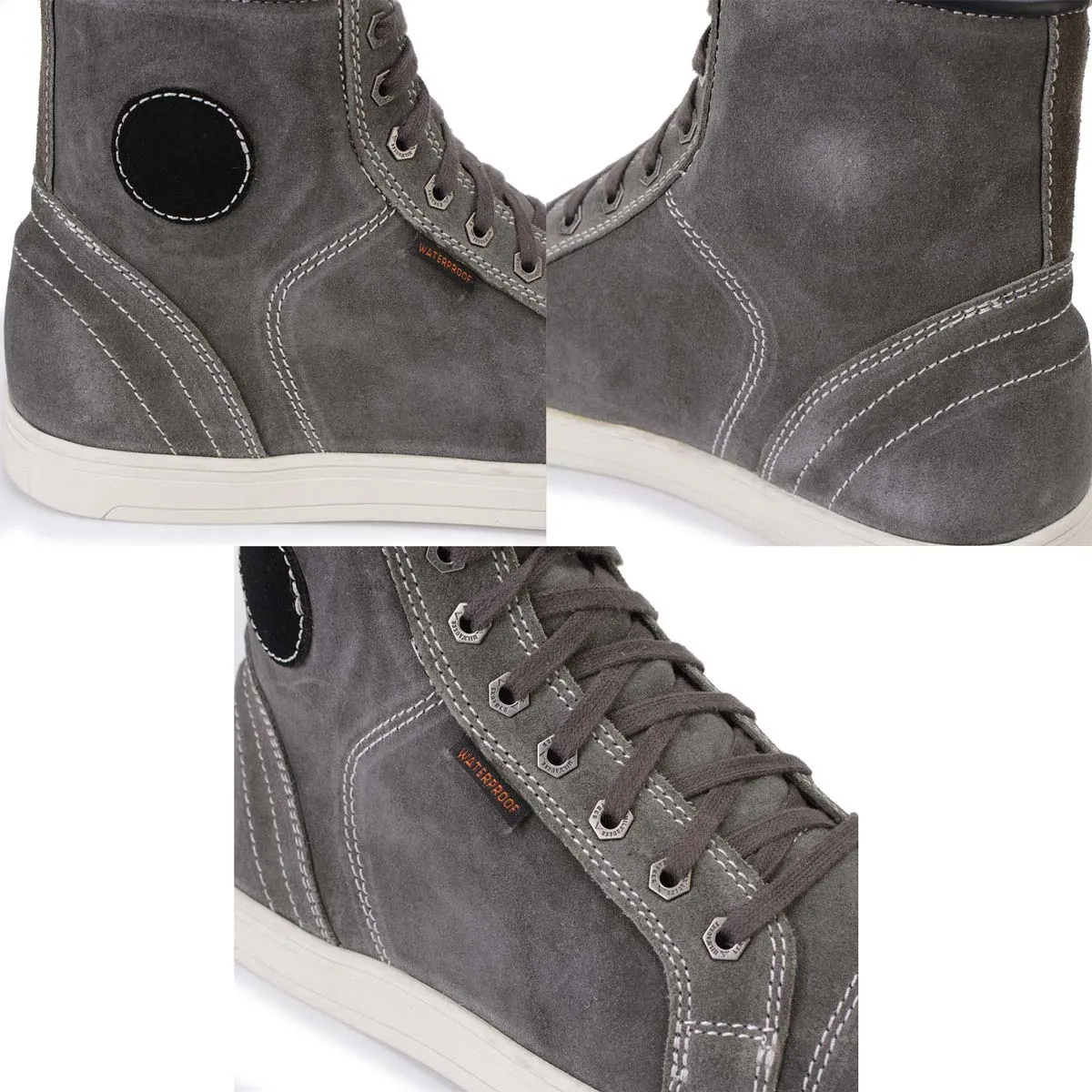 Milwaukee Leather MBM9109 Men's Grey Suede Leather Reinforced Street