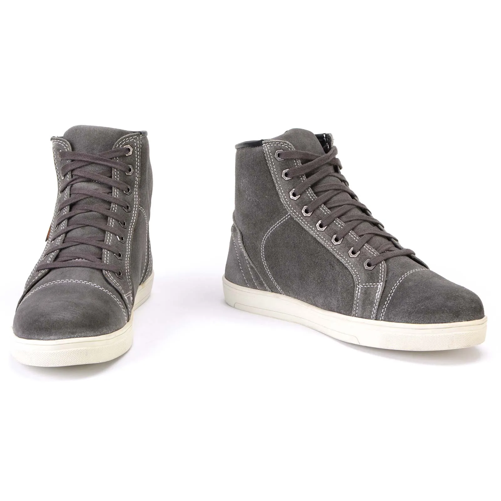 Milwaukee Leather MBM9109 Men's Grey Suede Leather Reinforced Street