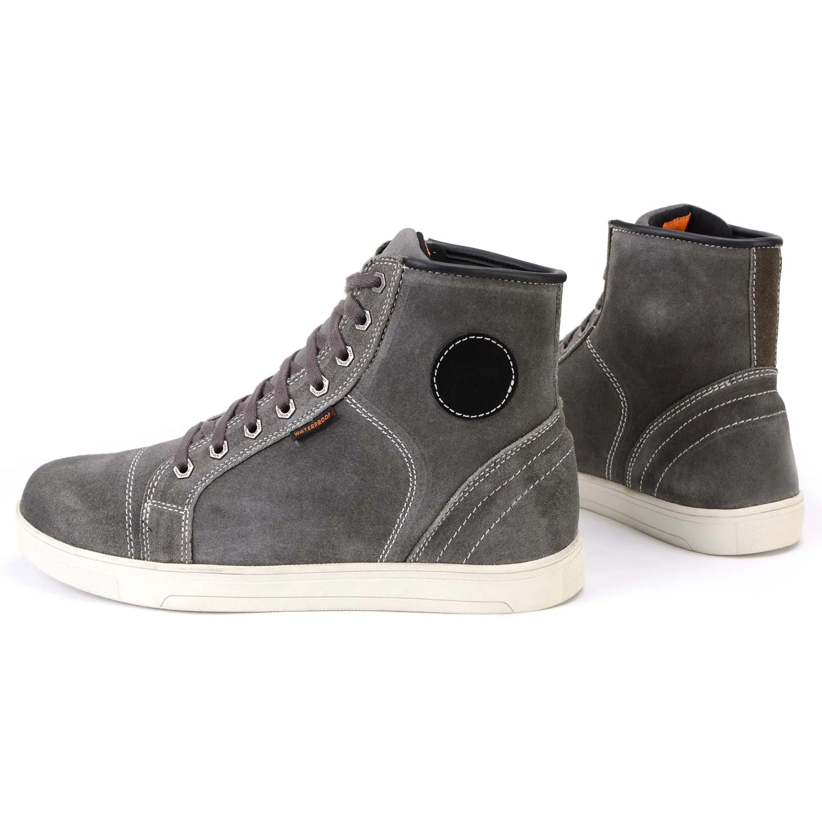 Milwaukee Leather MBM9109 Men's Grey Suede Leather Reinforced Street