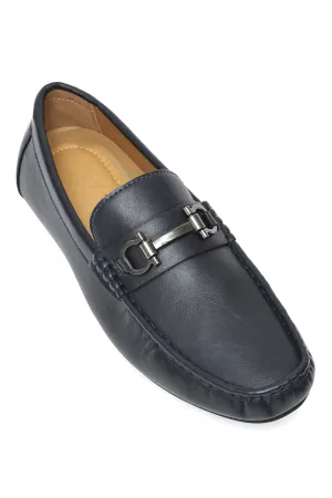 MODERN HORSEBIT LEATHER LOAFERS-NAVY