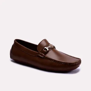 Morgan Brown Sleek Loafers 0130798