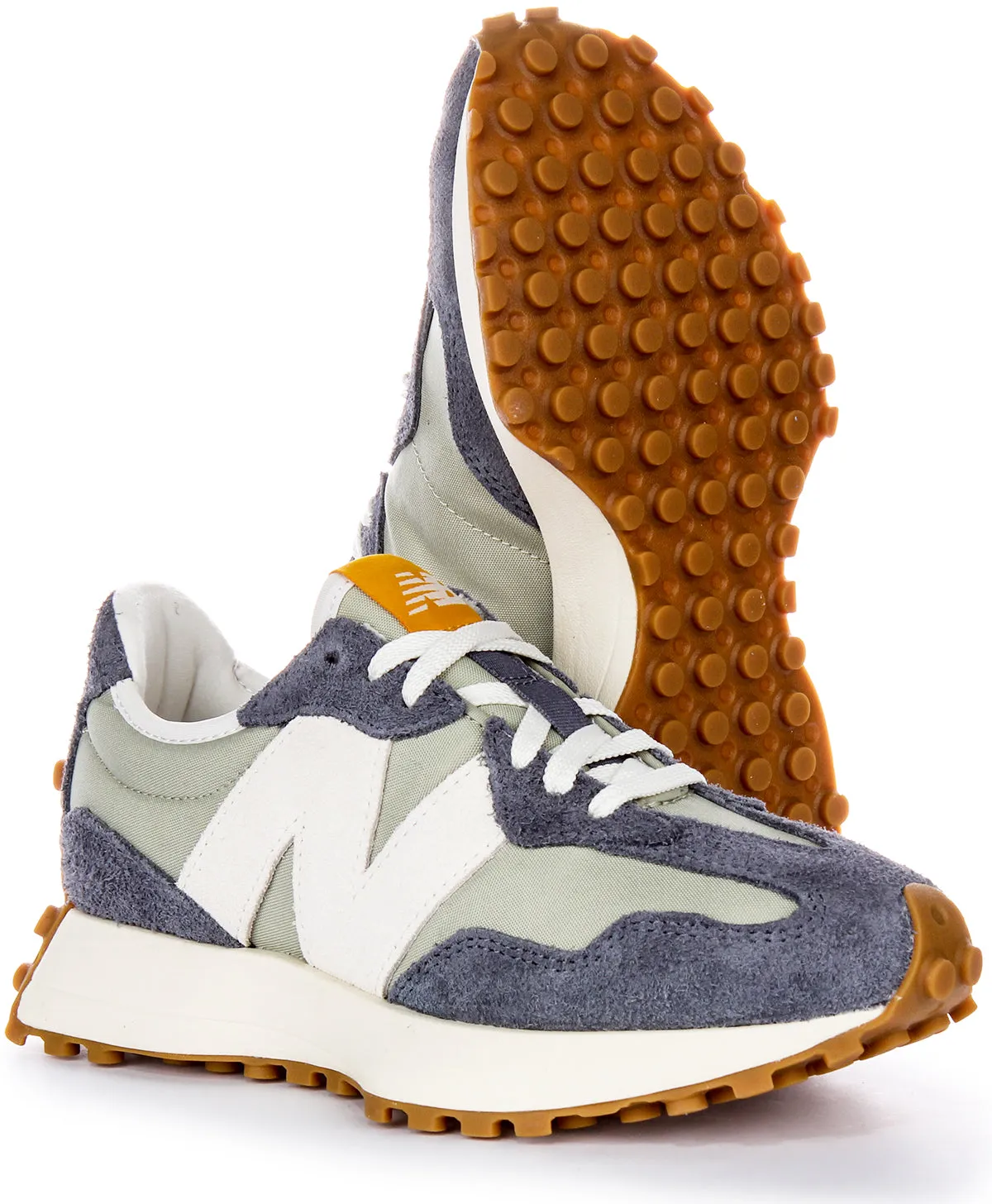 New Balance U327 SD In Grey White Trainers