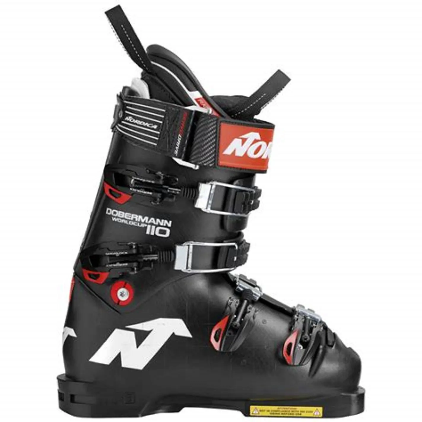 Nordica Dobermann World Cup 150 Ski Boots Black Red