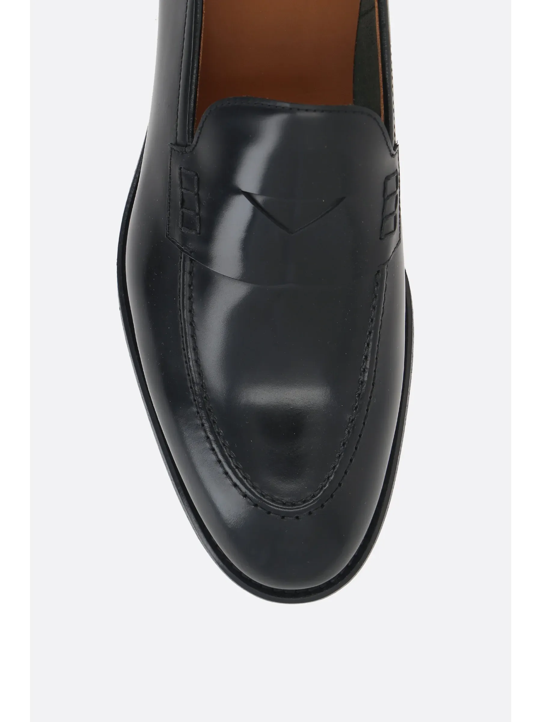 Penny Loafers - Brushed Leather Shoes