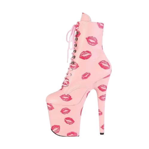 Pleaser Flamingo-1020KISSES-Baby Pink-Size 5-Clearance