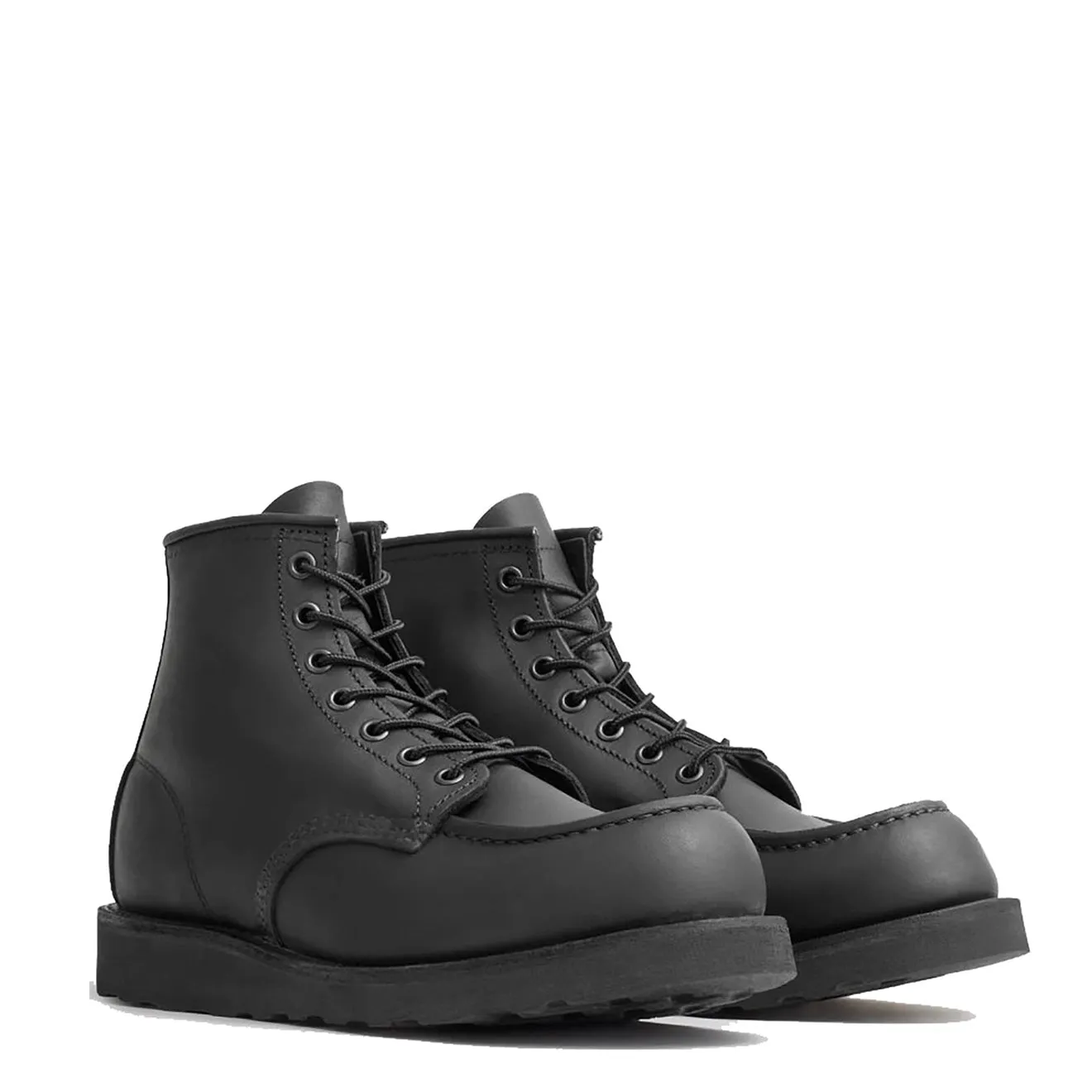 Red Wing Moc Toe Boot Black Harness