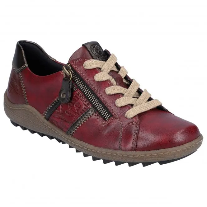 Remonte R1426 Womens Shoe Red & Black