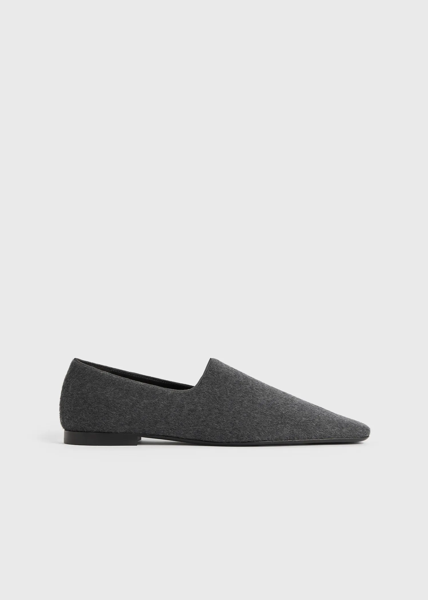 The Piped Loafer grey melange