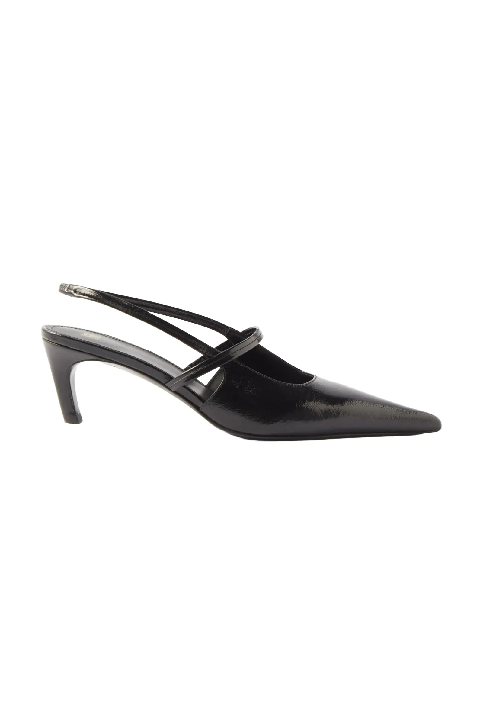 The Sharp 50 Patent-Leather Slingback Pumps