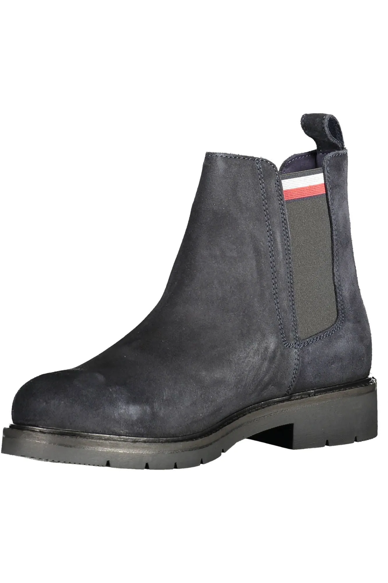 Tommy Hilfiger Blue Leather Men Boot