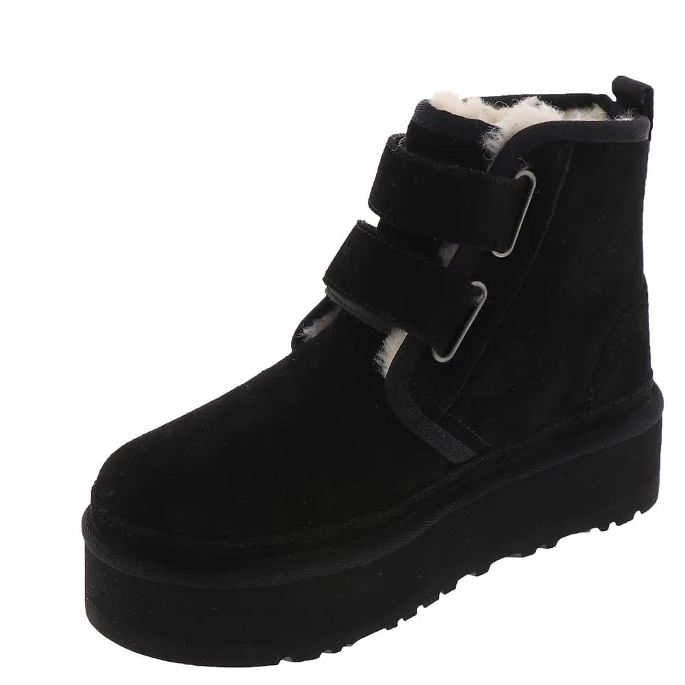 UGG Unisex-Child Neumel Platform Boot, Black