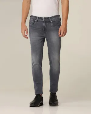 Ultrasoft Skinny Cropped Fiji Fit Grey Jeans - Troye