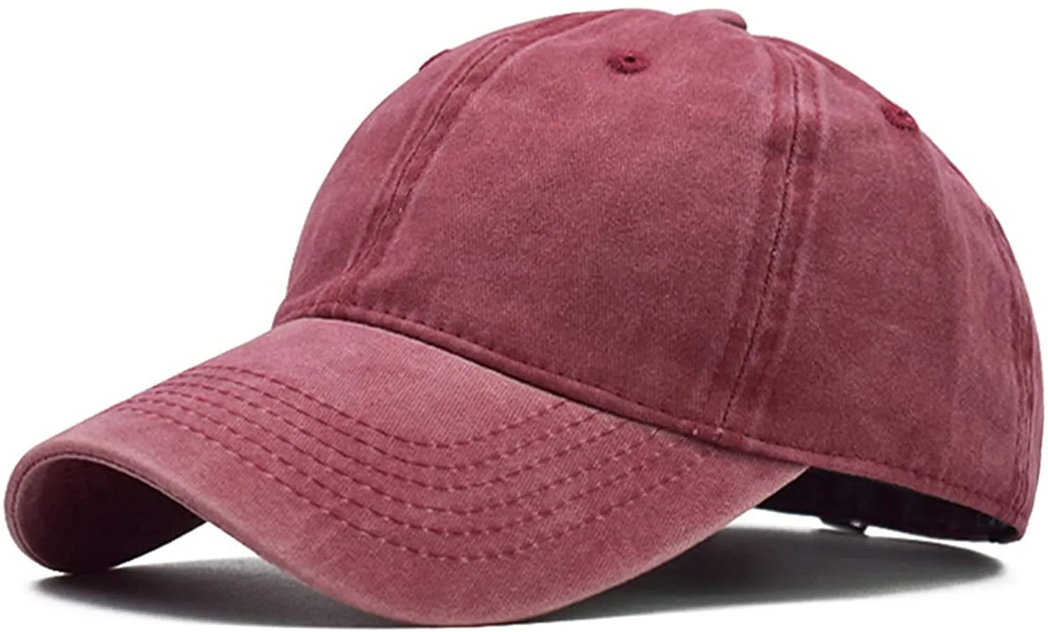 Unisex Vintage Washed Baseball-Cap Twill Adjustable Dad Hat