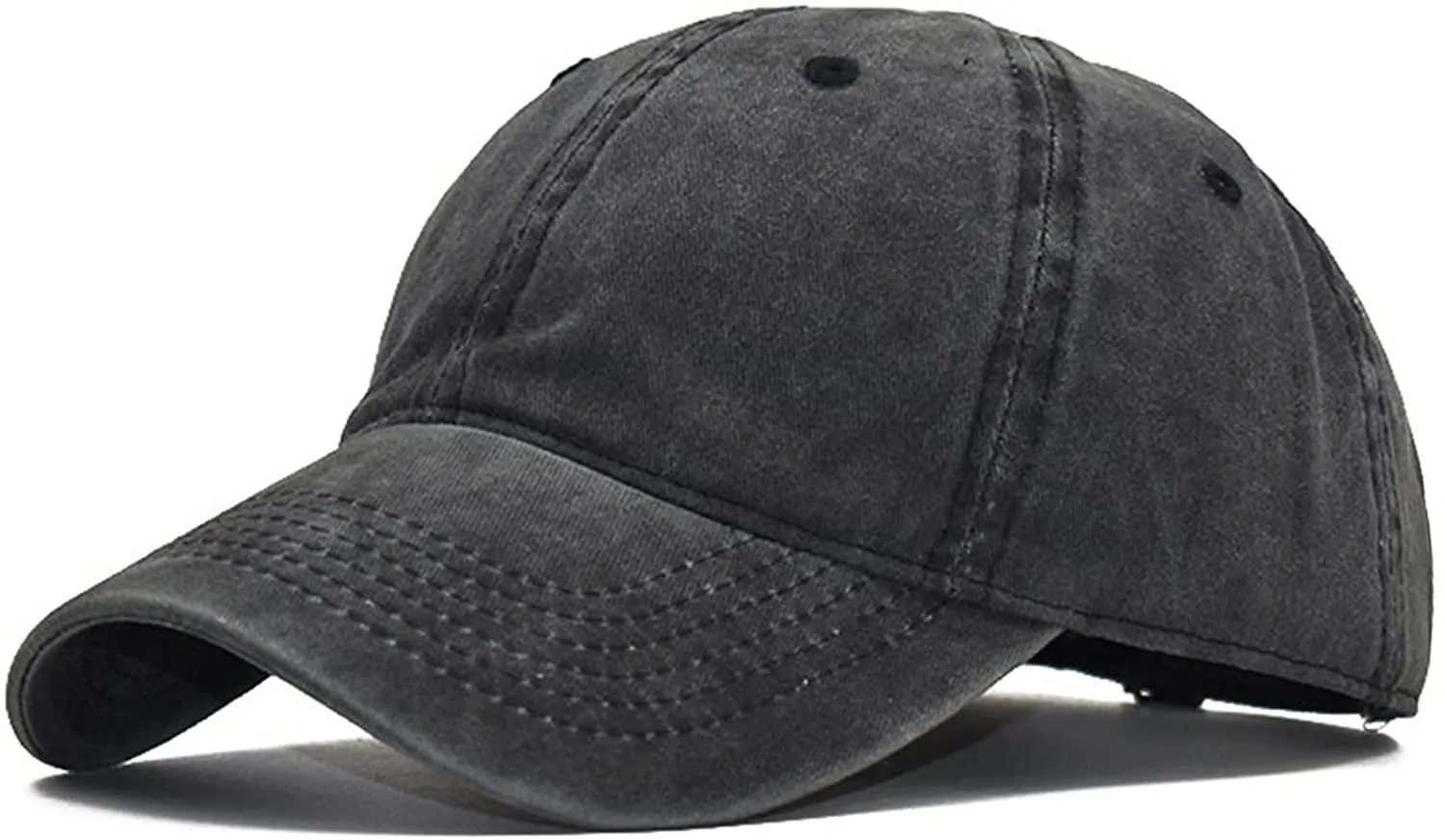 Unisex Vintage Washed Baseball-Cap Twill Adjustable Dad Hat