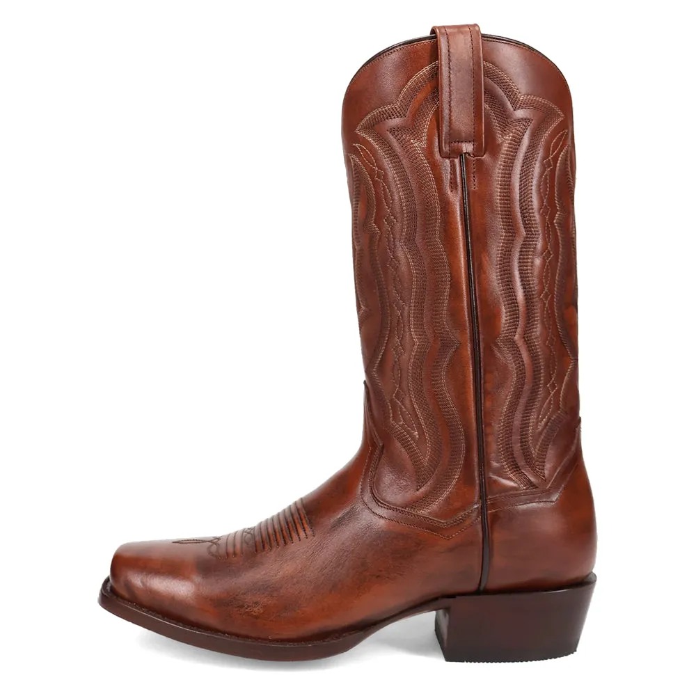 Wade Embroidered Square Toe Cowboy Boots