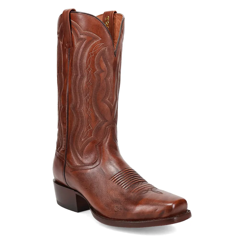 Wade Embroidered Square Toe Cowboy Boots