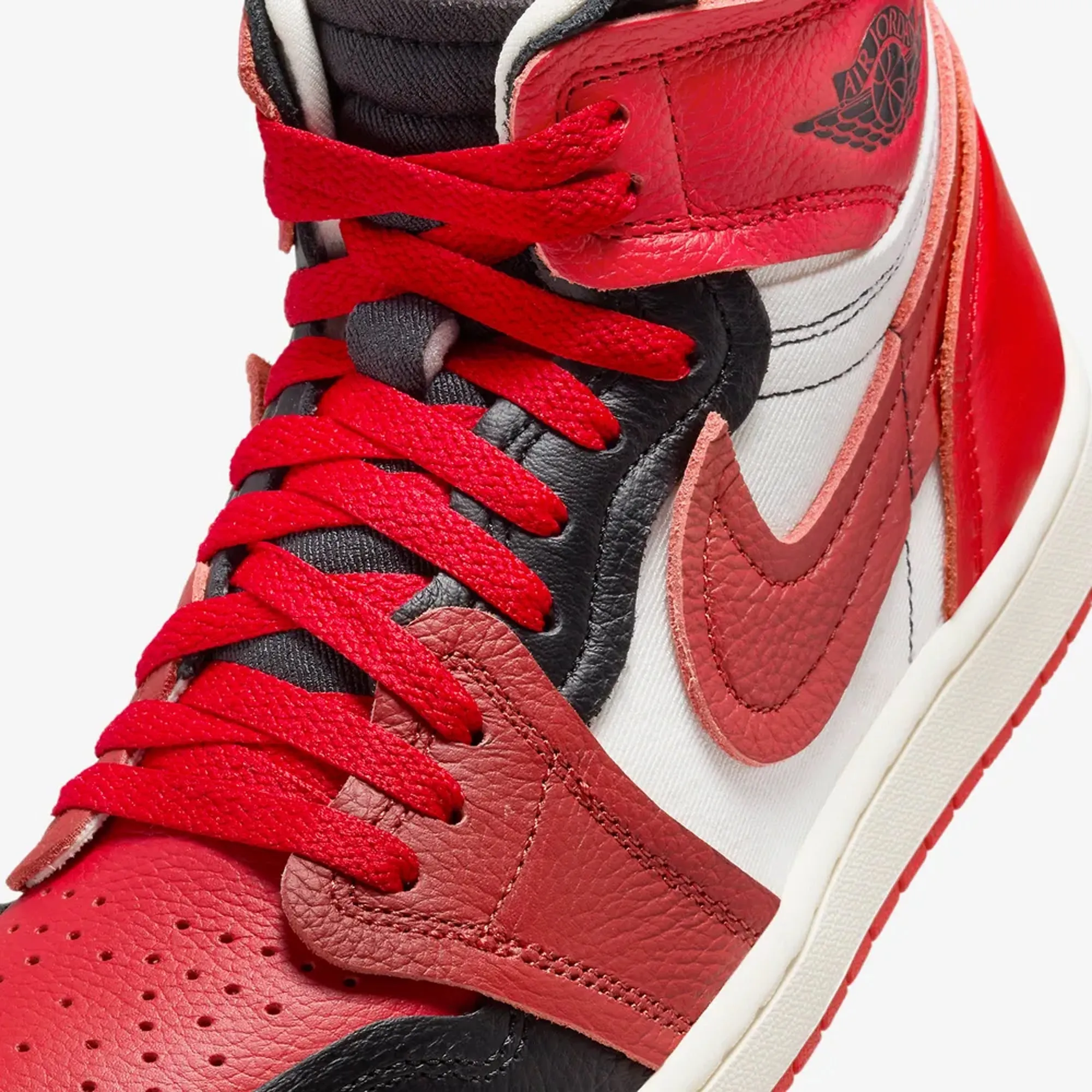 WMN'S AIR JORDAN 1 HIGH METHOD OF MAKE 'SPORT RED/DUNE RED-BLACK-SAIL'