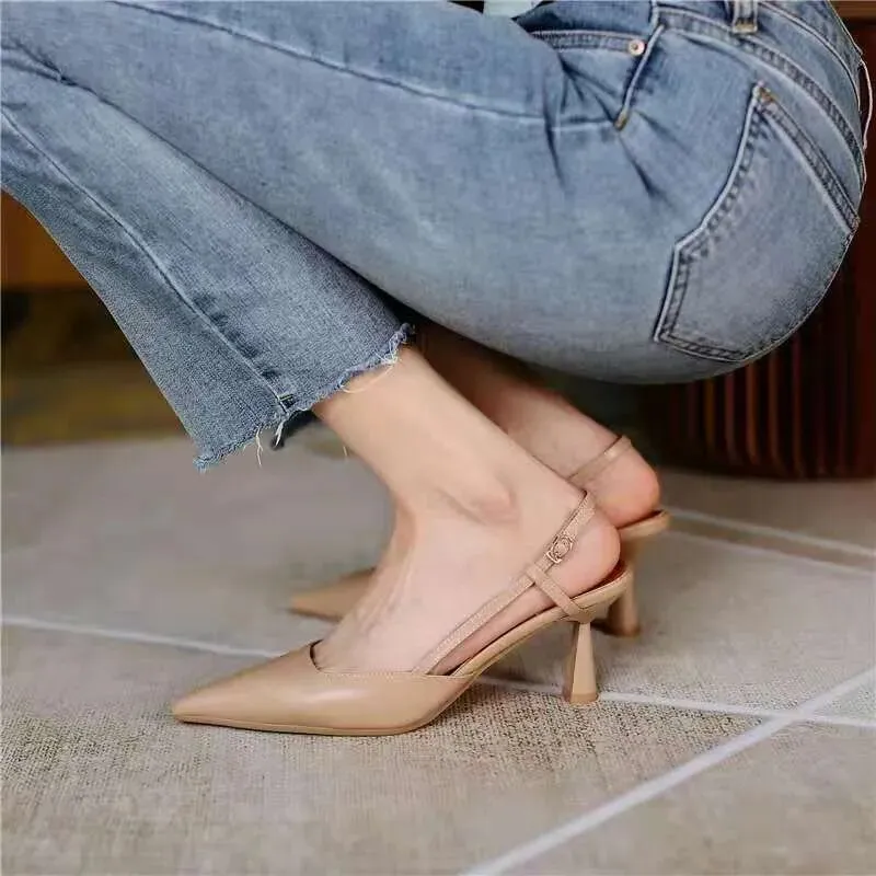 Women Pointy Slingbacks Ladies High Heels Summer Fashion Pumps - WSHP50079